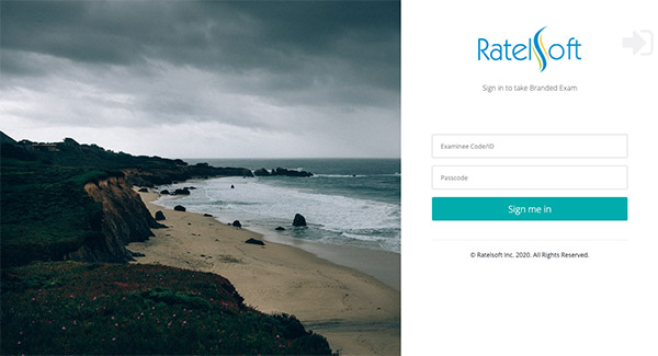 The Modern Client login style with organization branding