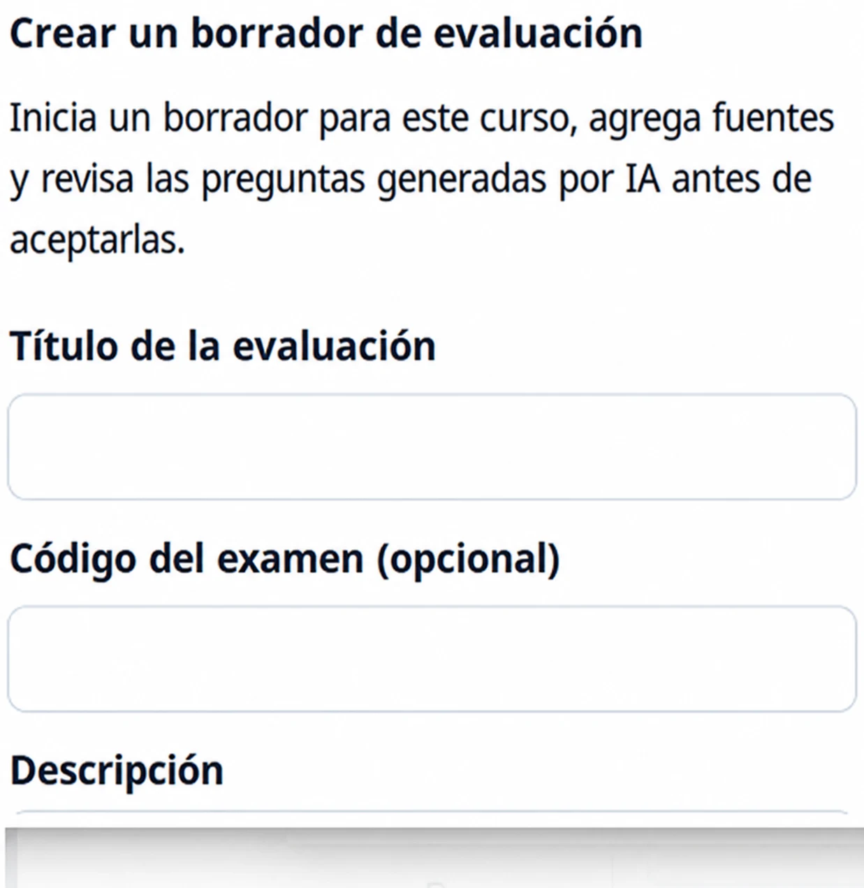 Crear un borrador de preguntas con IA desde Canvas