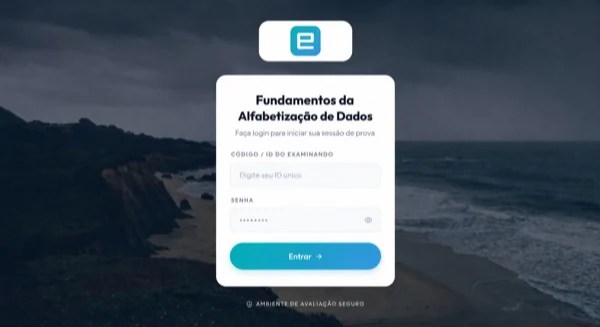 O estilo de login Classic do Client com a mesma identidade visual